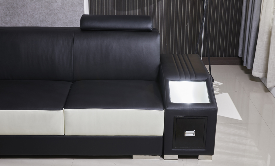 Duncan - Leather Sofa Lounge Set